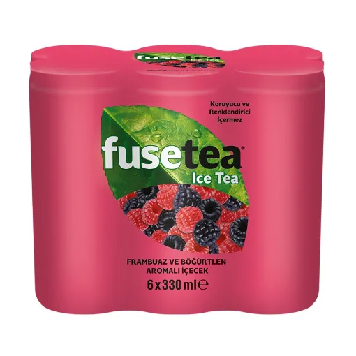 Picture of Fusetea Raspberry and Blackberry Flavored Drink 6 x 330 ml