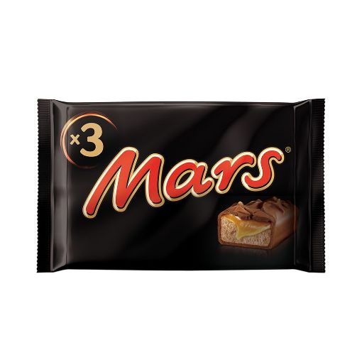 Picture of Mars Milk Chocolate Covered Caramel And Nougat Bar 3 x 45 G