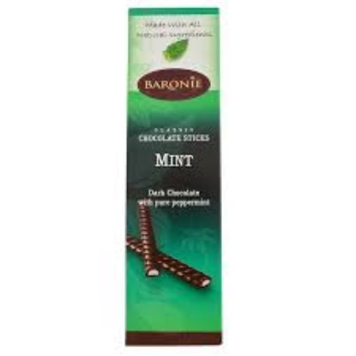 Picture of Baronie Classic Dark Chocolate Sticks Mint Flavor 75g