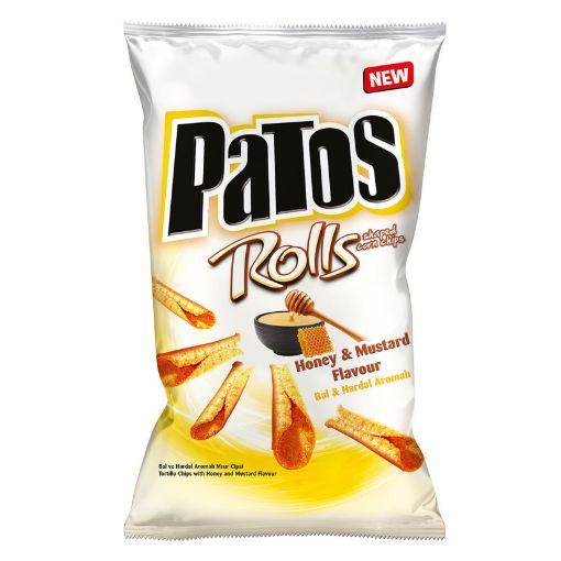Picture of New Patos Rolls Honey and Mustard Flavor 135 g