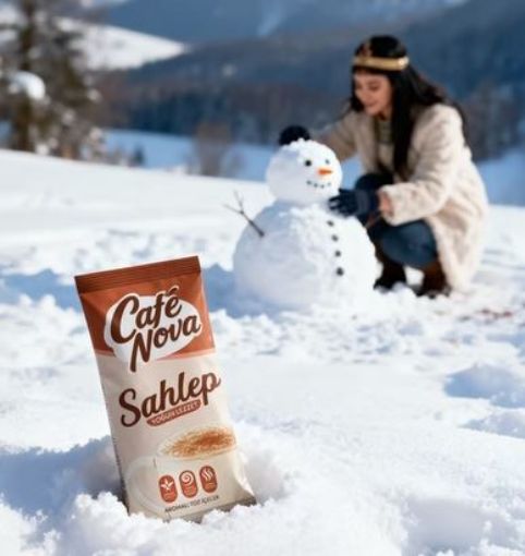 Picture of Cafe Nova Sahlep Flavored Powder Beverage 24 sachets