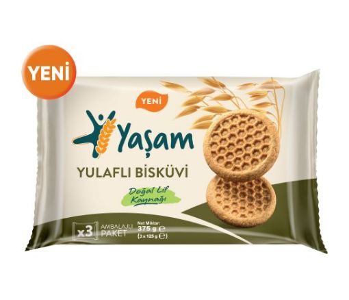 Picture of Yasam Oat Biscuits 3 x 125g