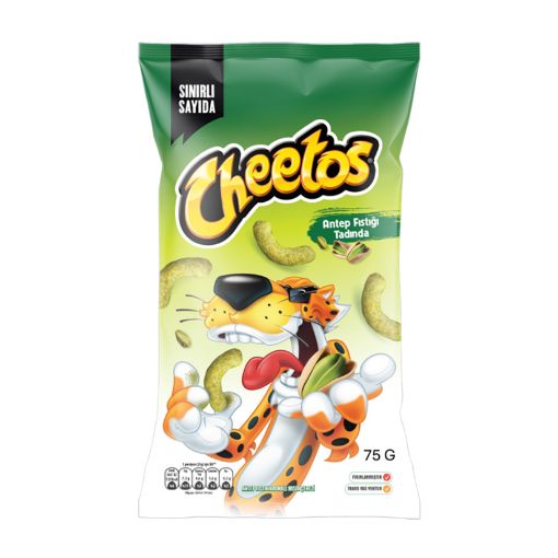Picture of Cheetos Baked Pistachio Flavored Corn Snacks 75g
