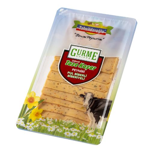 Picture of Tahsildaroglu Fresh Kashar Cheese with Red Pepper Flakes and Rosemary 200g