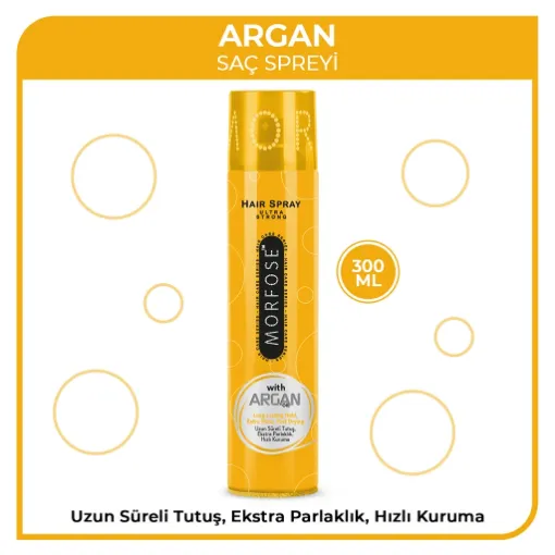 Picture of  Morfose Hair Spray Ultra Strong with Argan Oil 300 ml