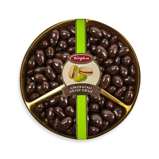 Picture of Tugba Dried Nuts Chocolate Coated Pistachio Dragees 150 g