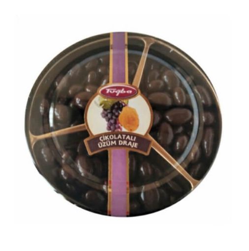 Picture of Tugba Dried Nuts Chocolate Coated Raisin Dragees 160 g