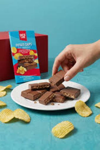 Picture of Patislove Milk Chocolate with Potato Chips and Hazelnut Cream Filling 100 g