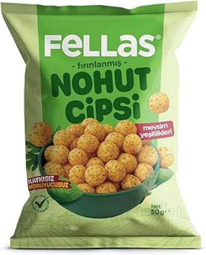 Picture of Fellas Baked Chickpea Chips 50g