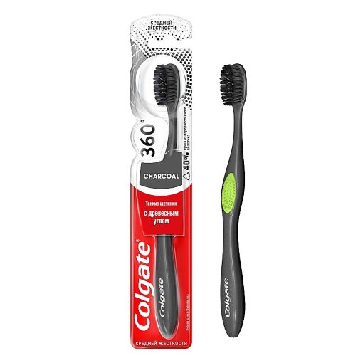 Picture of Colgate Charcoal Medium Toothbrush 