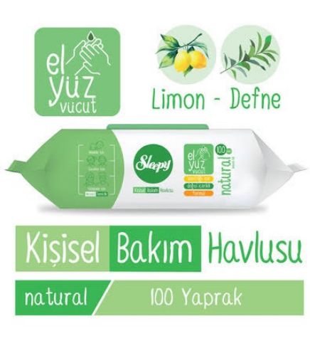 Picture of Sleepy Personal Care Towel Lemon & Bay Leaf 100 Count