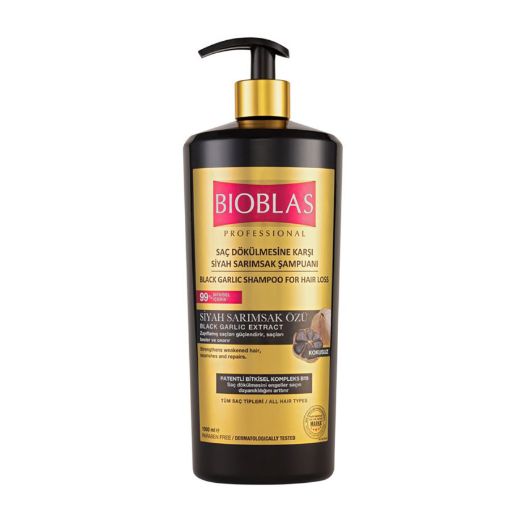 Picture of Bioblas Professional Anti-Hair Loss Shampoo with Black Garlic 1000 ml