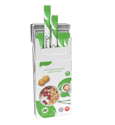 Picture of Sweet Sweet and Slim Stevia Natural Sweetener 25 Sachets