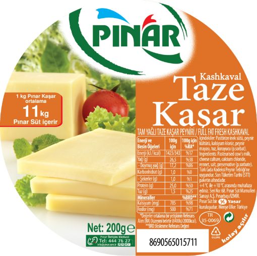 Picture of Pinar Fresh Kashar Cheese 200g