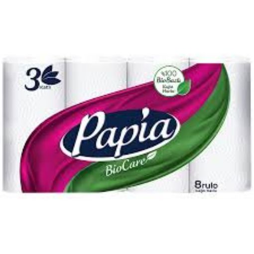 Picture of Papia BioCare 8 Paper Towel Rolls